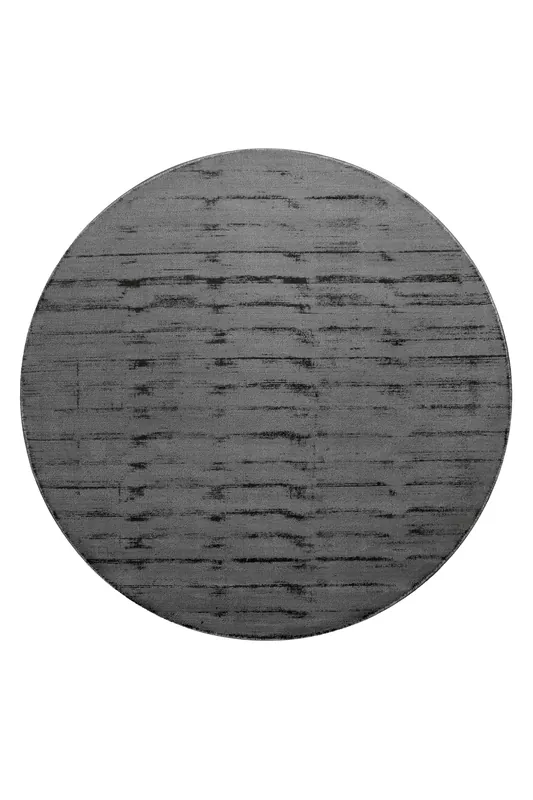 Ausverkauf Teppich Rund Anthrazit "Emma" WECONhome Basics