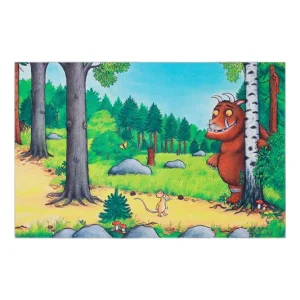 Neu Grüffelo Kinderteppich Bunt Kurzflor "Mouselo"