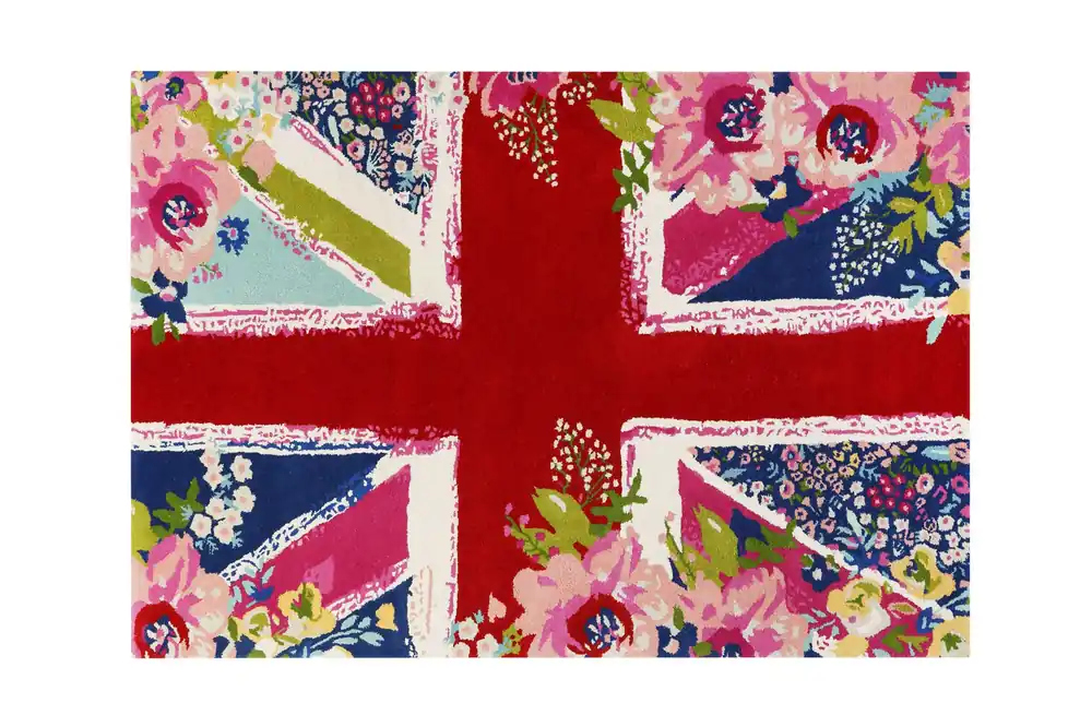 Garantierte Lieferung Teppich Bunt aus Wolle "Bloom Kingdom" Accessorize