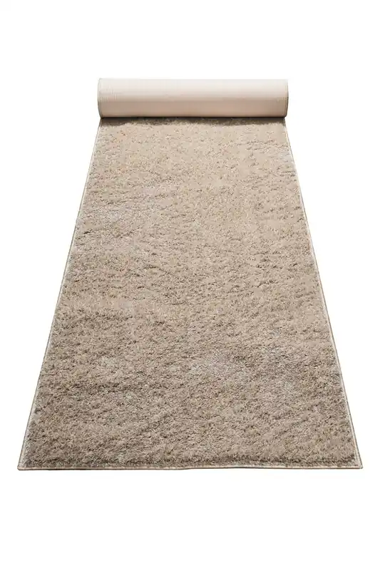 Neu Teppich Beige Sand Hochflor "Fanny" WECONhome Basics