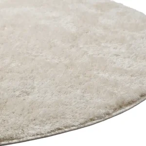 Angebot Teppich Rund Creme Weiß Hochflor "Fanny" WECONhome Basics