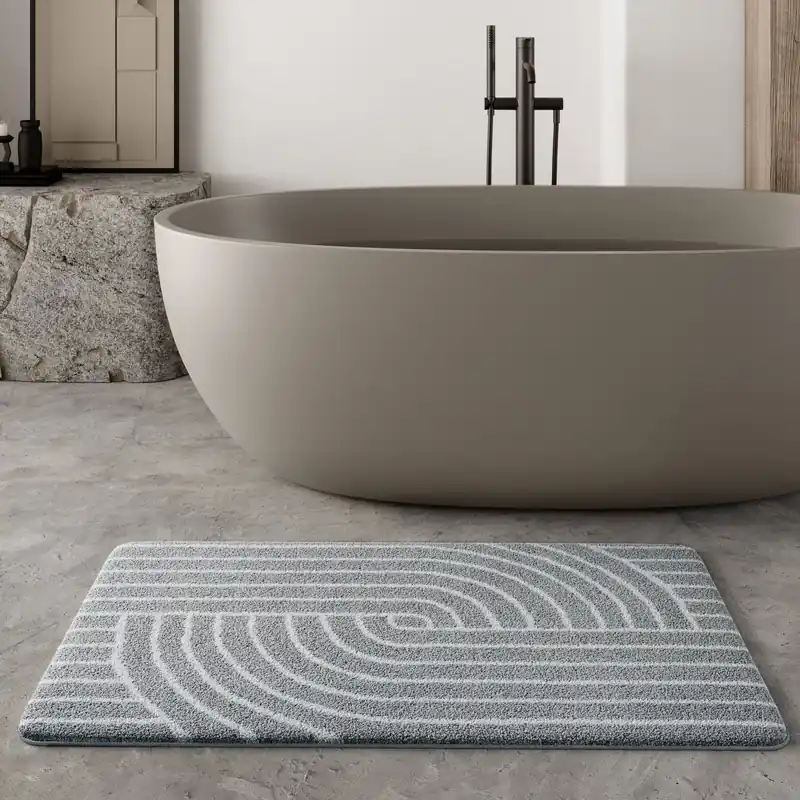 Badteppich Grau "Hilda" WECONhome Basics Beliebt