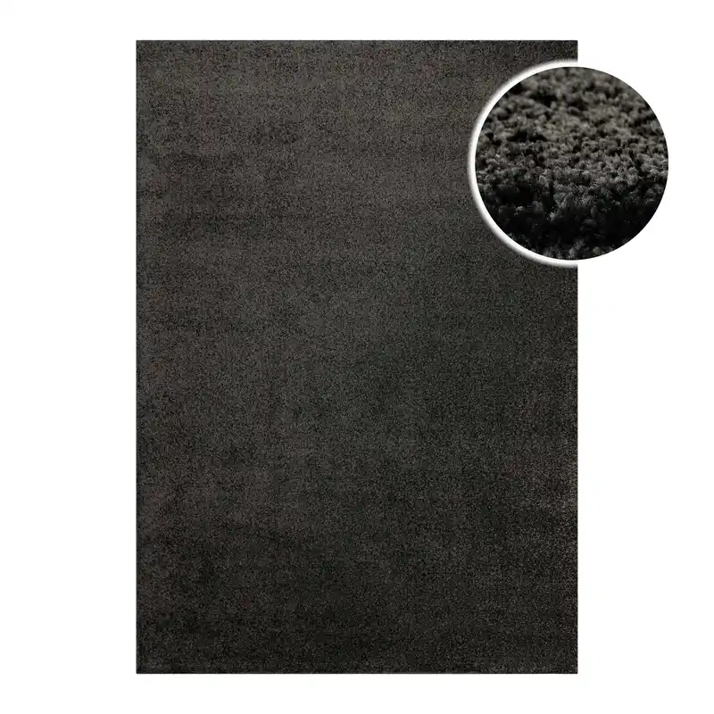 Kurzflorteppich Anthrazit "Nova" WECONhome Basics Sonderangebot