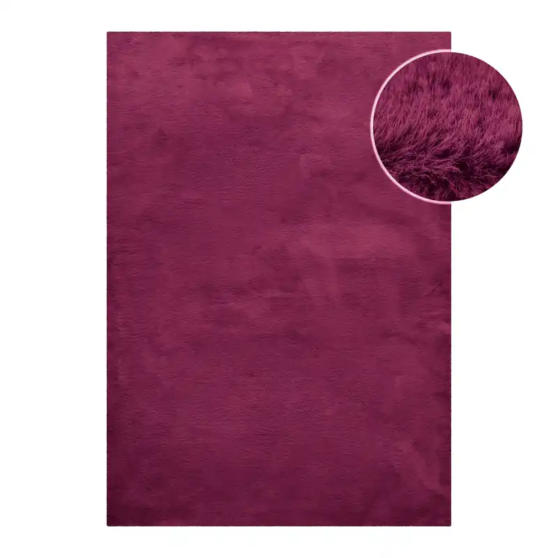 Jetzt Bestellen Kunstfell Teppich Violett flauschig und weich "Anna" WECONhome Basics