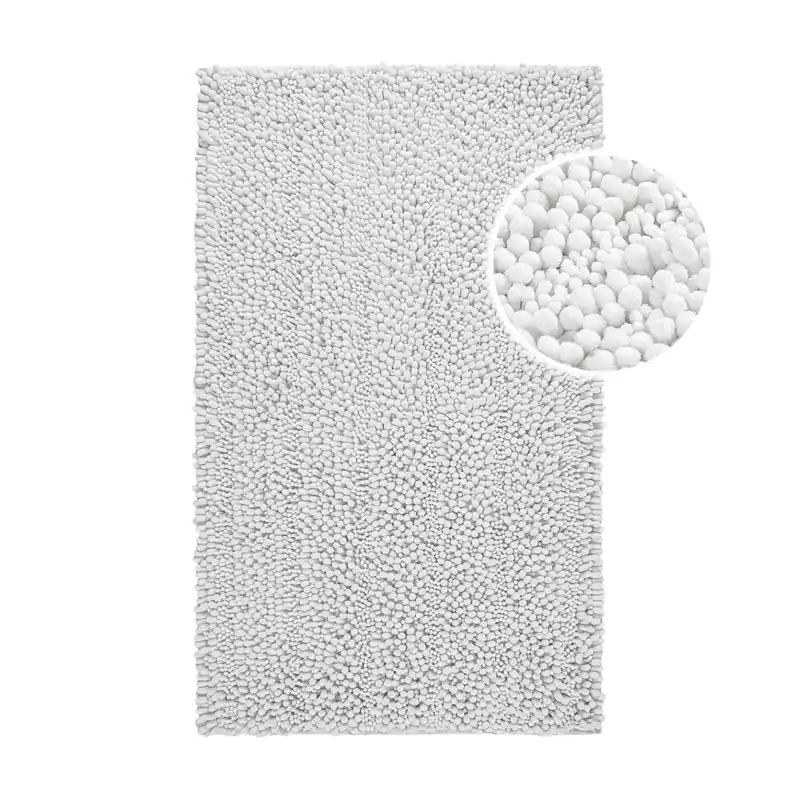 Badteppich Weiß "Benno" WECONhome Basics Echt