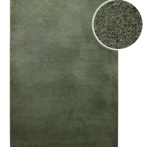 Kurzflorteppich Laub Grün "Freja" WECONhome Basics Highlight