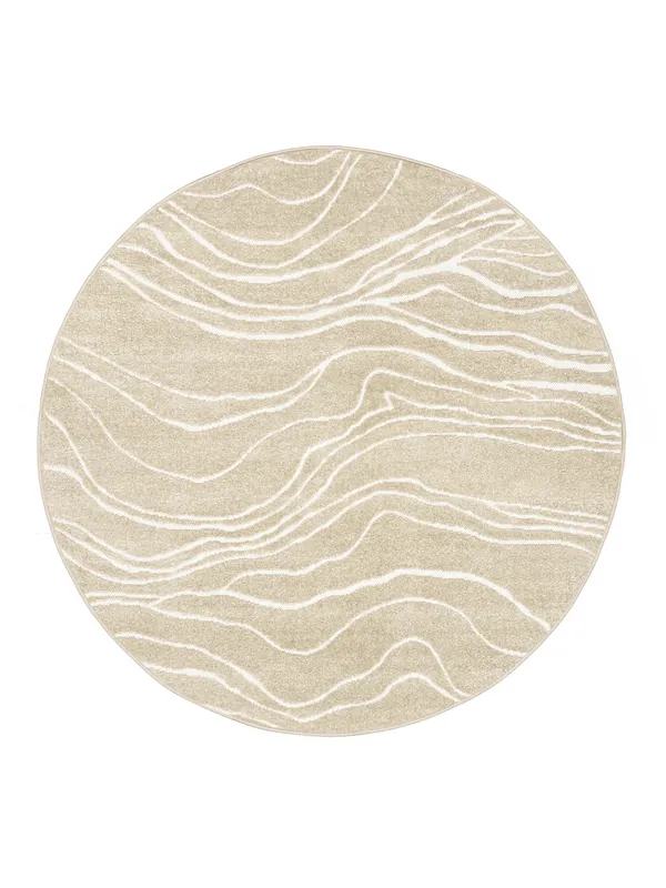 Rugvista essentialSkagen - BeigeTeppichRundØ 150 cm Versand Am Gleichen Tag