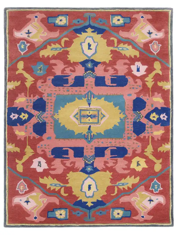 Rugvista premiumPrecious - Rot / MehrfarbigWollteppich200 x 300 cm Nur Heute