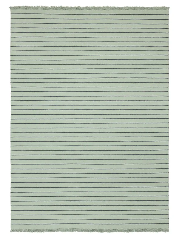 Rugvista essentialLise - Grün / DunkelgrauBaumwollteppich200 x 300 cm Expressversand