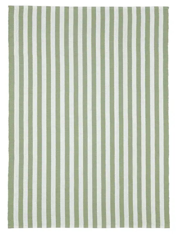 Rugvista essentialNilla - Grün / NaturweißBaumwollteppich160 x 230 cm Geprüft