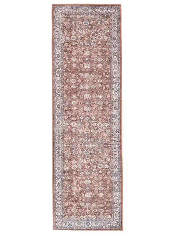 Rugvista essentialGalore Oriental - Terrakotta / BeigeBaumwollteppichLäufer80 x 250 cm Beliebt