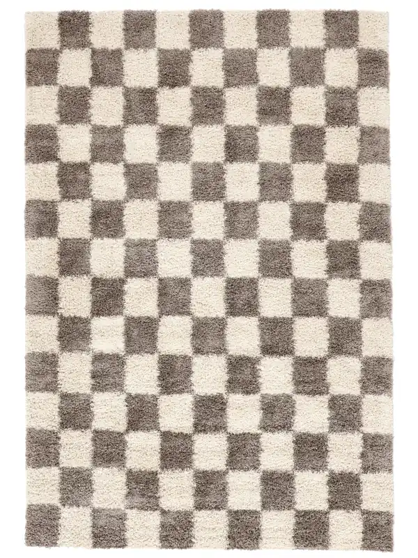 Must-Have Rugvista essentialChessie - Greige / NaturweißHochflorTeppich200 x 300 cm