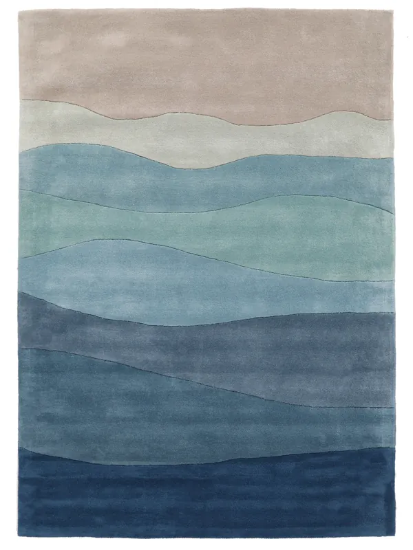 Meistverkauft Rugvista premiumFeeling Handtufted - BlauWollteppich200 x 300 cm