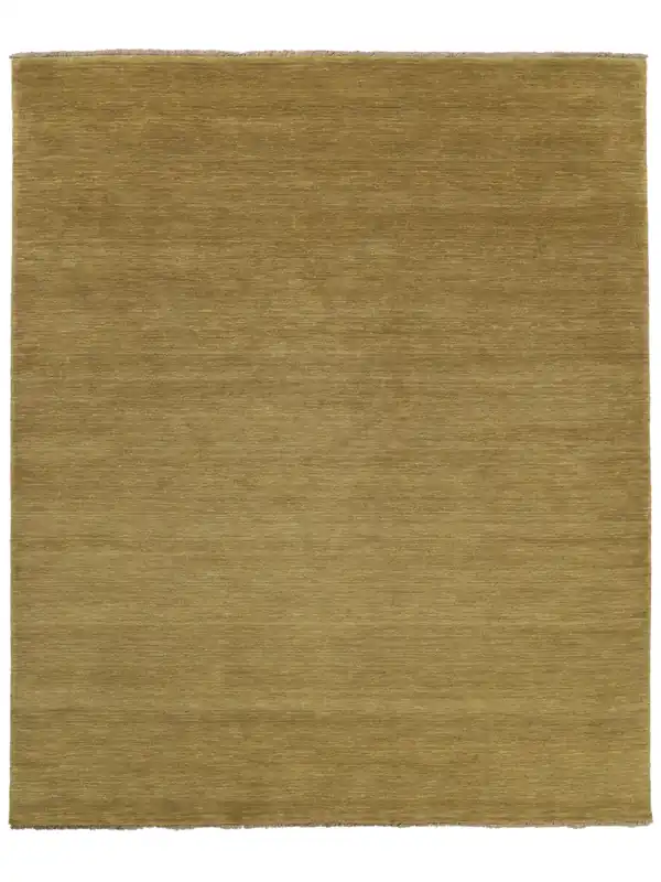 Geprüft Rugvista premiumHandloom fringes - OlivegrünWollteppich200 x 250 cm
