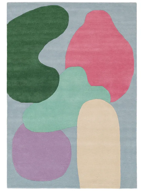 Top-Seller Rugvista premiumSirene - Hellblau / MehrfarbigWollteppich200 x 300 cm