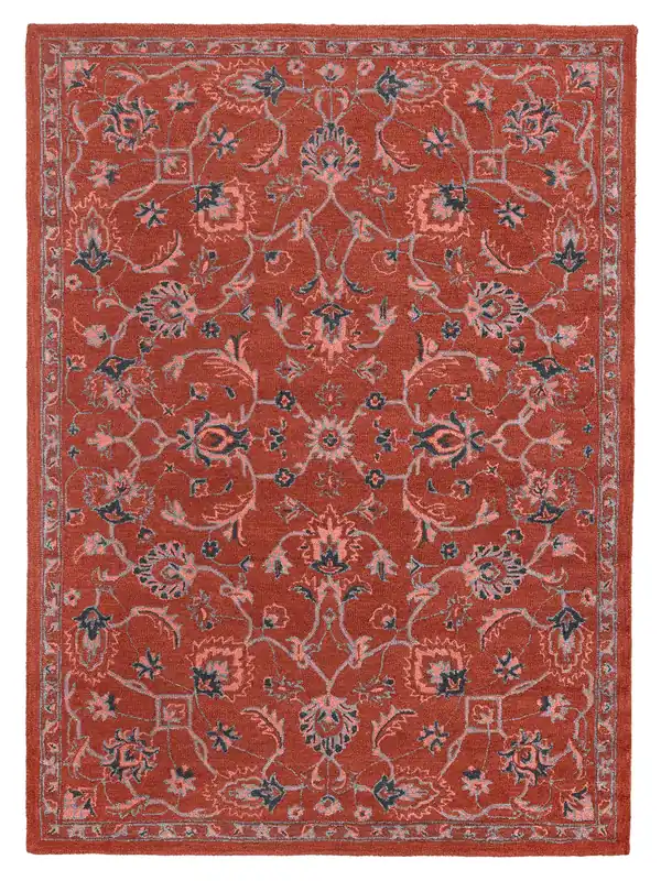 Rugvista premiumAriana - Rot / BlauWollteppich200 x 300 cm Garantierte Lieferung