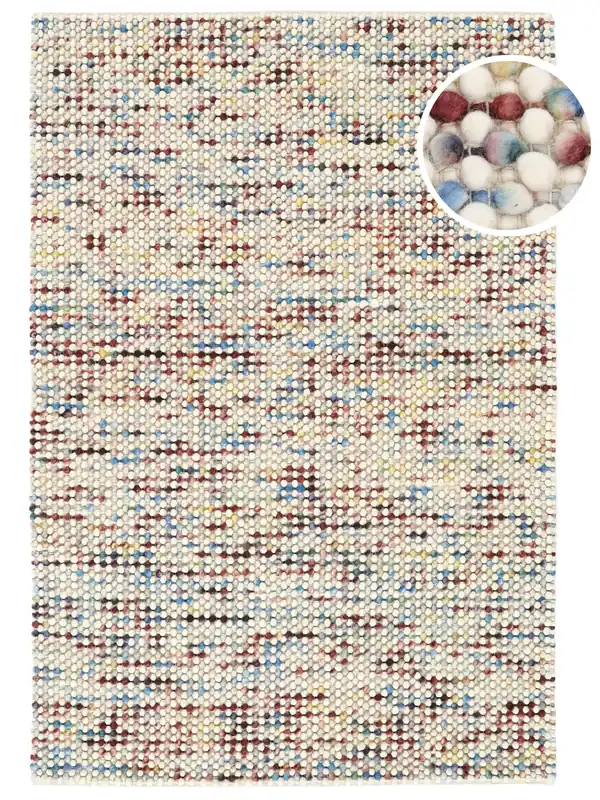 Begrenztes Angebot Rugvista premiumBig Drop - MehrfarbigWollteppich200 x 300 cm