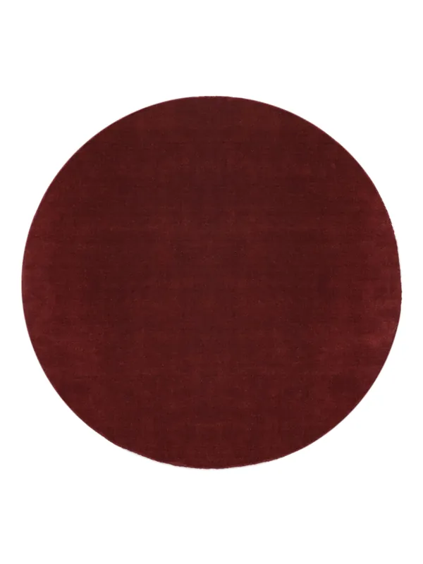 Ausverkauf Rugvista premiumHandloom Velvet - DunkelrotWollteppichRundØ 200 cm