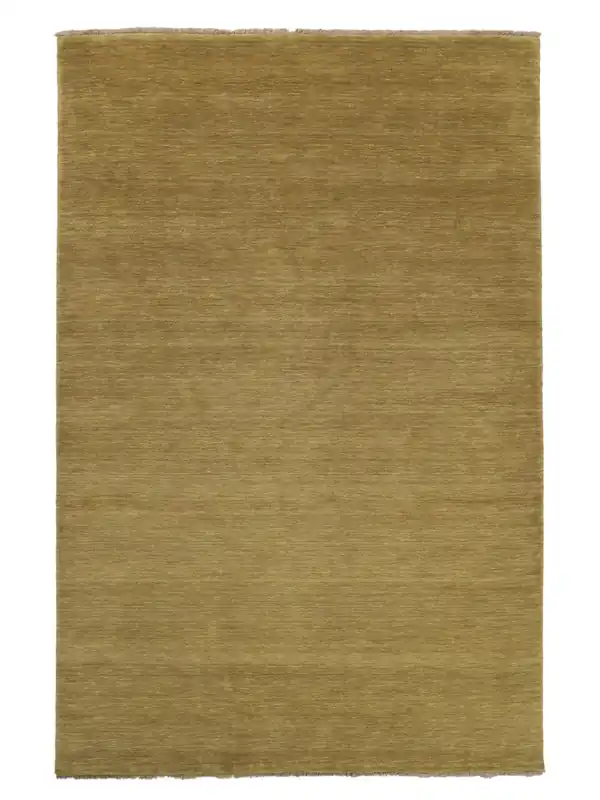 Rugvista premiumHandloom fringes - OlivegrünWollteppich80 x 120 cm Ausverkauf