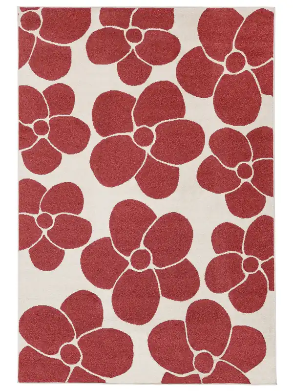 Rugvista essentialPrimavera - Dunkelrot / NaturweißTeppich160 x 230 cm Markenprodukt