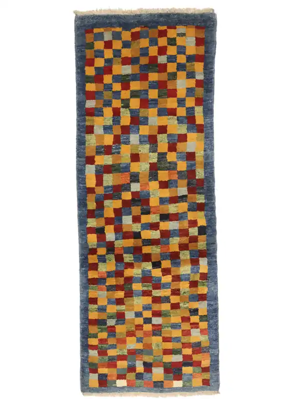 Meistverkauft AuthentischGabbehHochflorWollteppichSchwarz / BraunLäufer77 x 204 cm