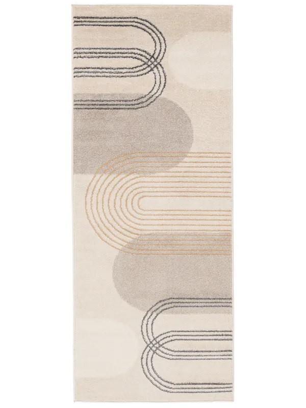 Rugvista essentialAmphi - Beige / GelbTeppichLäufer80 x 200 cm Begrenztes Angebot