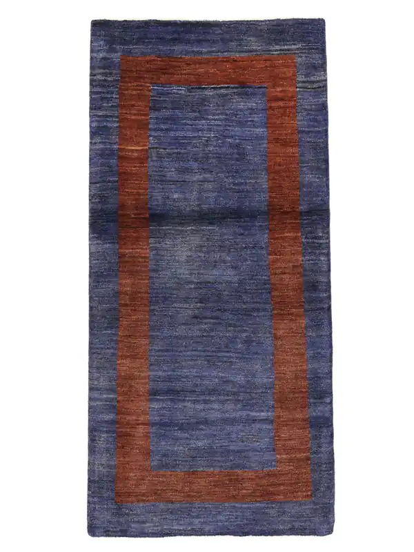 AitoLoribaftHandgeknüpftWollteppichSchwarz / Dunkelblau92 x 194 cm Preisknaller