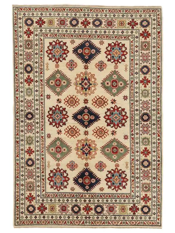 One-of-a-kindKazak FineHandgeknüpftTeppichOrange / Braun168 x 248 cm Schneller Versand