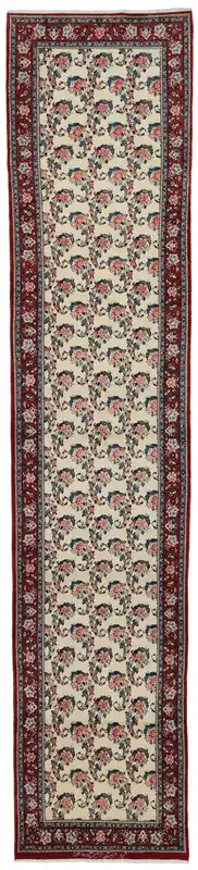 Qum Kork / SeideHandgeknüpftTeppichBraun / SchwarzLäufer100 x 460 cm Beliebt