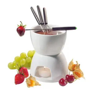 Cilio Schokoladenfondue-Set 6-tlg. Classic weiß Top-Angebot