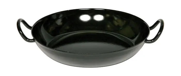 Riess Schlemmerpfanne 26cm ~ mit 2 Griffen schwarz Begrenztes Angebot