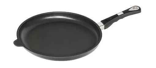 Top-Seller AMT Gastroguss Bratpfanne 32cm flach beschichtet H=4cm nicht induktionsfähig