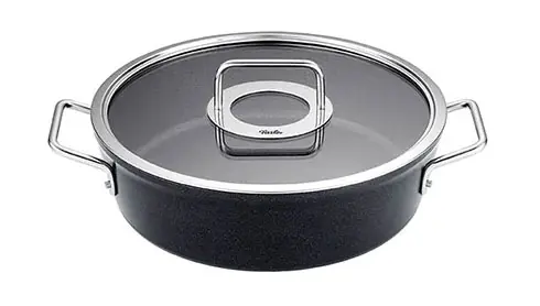 Fissler Bratentopf mit Glasdeckel 28 cm Adamant schwarz Direktkauf