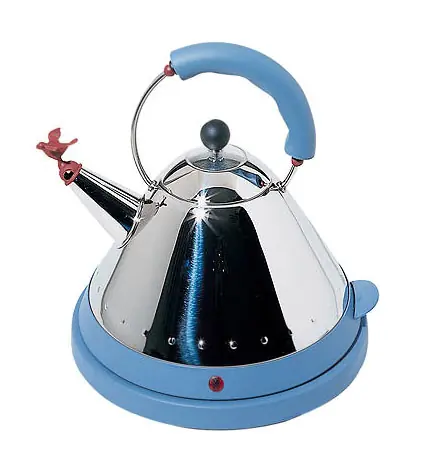 Schneller Versand Alessi Elektrischer Wasserkessel Blau 1,5l