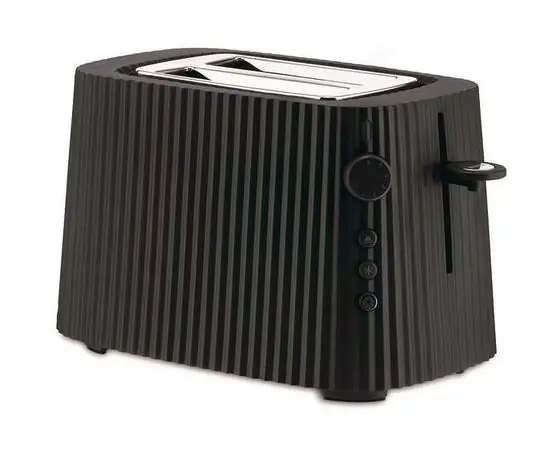 Alessi Toaster 850 W Plissé schwarz Letzte Chance