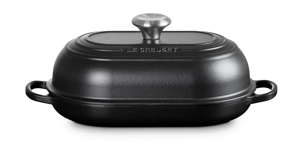 Heißes Angebot Le Creuset Brot-Bräter 29 cm Signature Schwarz Matt