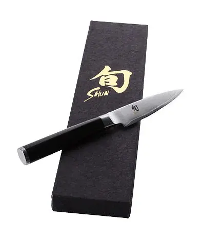 Kai Officemesser Shun Griff Holz schwarz 8,5 cm Sonderangebot