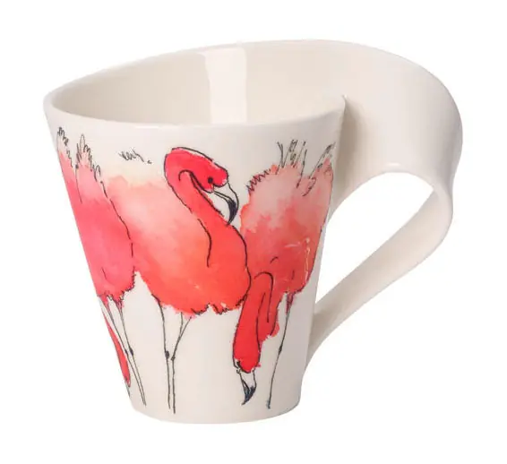 Villeroy & Boch Henkelbecher 0,24 l NewWave Caffè Rosa Flamingo Kracherpreis