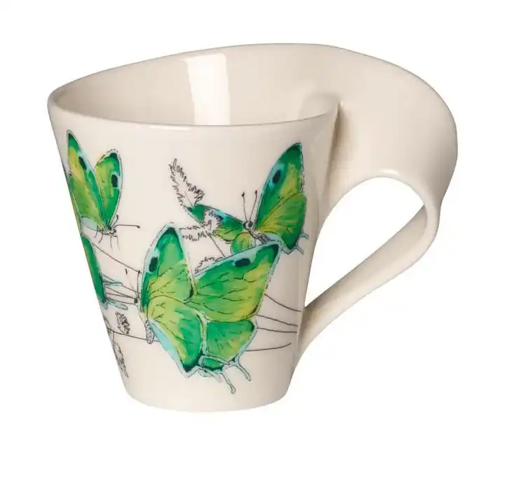 Villeroy & Boch Henkelbecher 0,24 l NewWave Caffè Green hairstreak Neu