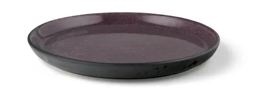 Neuheit Bitz Teller 21cm lila/schwarz