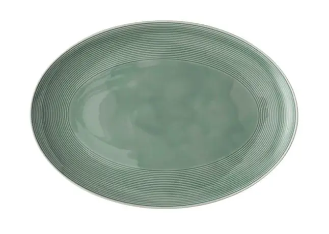 Markenprodukt Thomas Platte oval 34 cm Loft Colour Moss Green