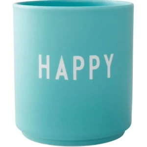 Design Letters Becher 8 cm Favourite News Happy aqua Aktuell