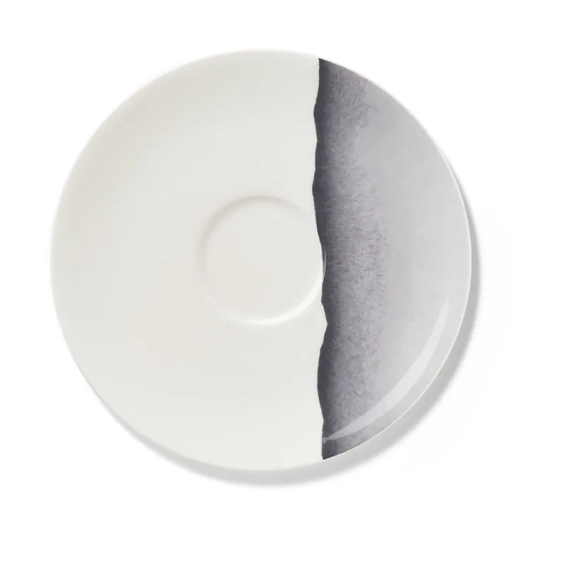 Sonderaktion Dibbern Kaffee-Untertasse 16 cm Pure Silhouette Anthrazit