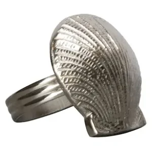 Byon Serviettenring Muschel 4 cm silber Geprüft