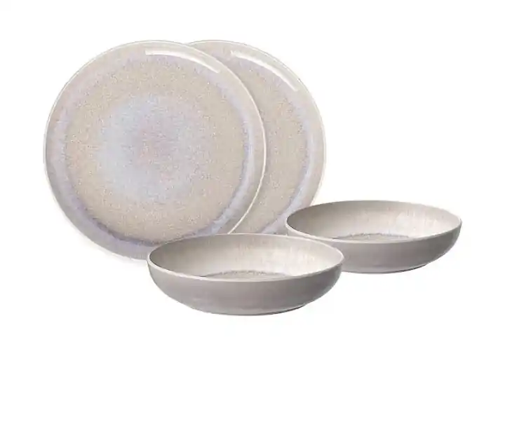 Sonderaktion Villeroy & Boch Tafel-Set 4-tlg. Perlemor Sand
