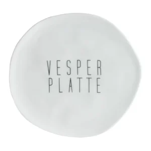 Rabatt Räder Teller Vesperplatte 13 cm Heimatliebe grau