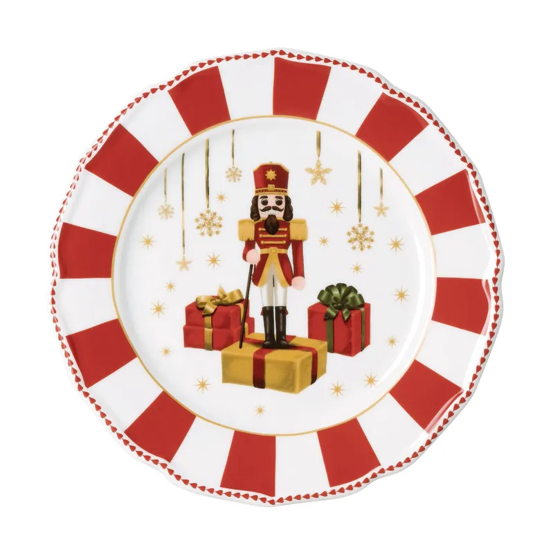 Versand Am Gleichen Tag Hutschenreuther Teller 22 cm Christmas Love Red