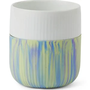 Sonderangebot Royal Copenhagen Becher 0,35 Contrast Gerippt gelb blau