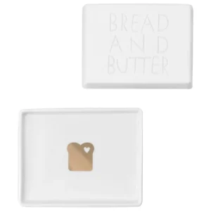 Räder Butterdose Bread and Butter 2-tlg. weiß Geprüft