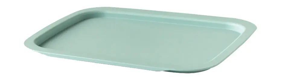 Hachiman Tablett/Deckel M/L 39x33x2 cm Cestino mint blue Preisreduziert